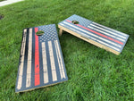 Thin Red Line Cornhole Board Set