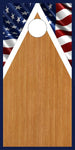 American Flag Wood Cornhole Boards