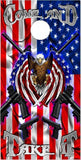 America Flag Gun Rights Eagle Cornhole Boards