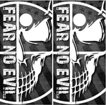 Fear No Evil Military Skull Flag Cornhole Boards