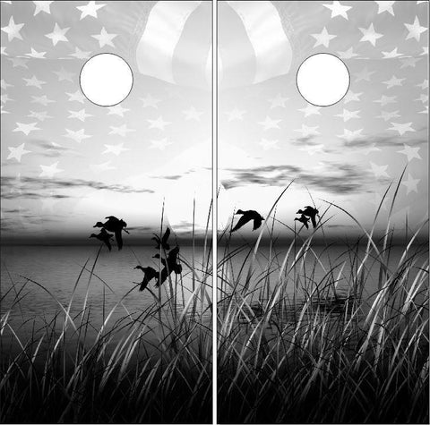 American Duck Hunting Heaven Cornhole Boards