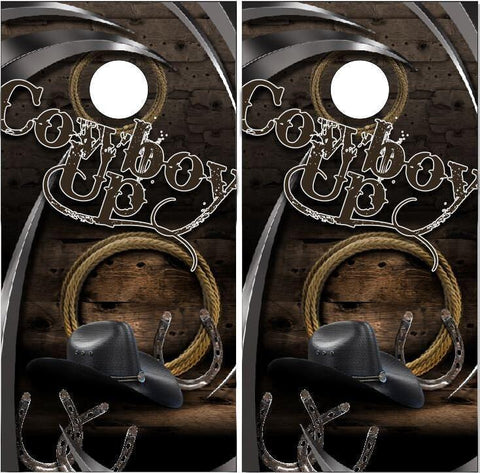 Cowboy Horse Wood Cornhole Boards