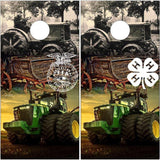 Farming Tractor Cornhole Boards