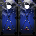 Billiards Pool Skull Cornhole Boards