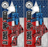 Texas Flag Gun Rights Cornhole Boards