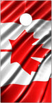 Canadian Flag Wavy Cornhole Boards