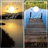 Lake Life Cornhole Boards