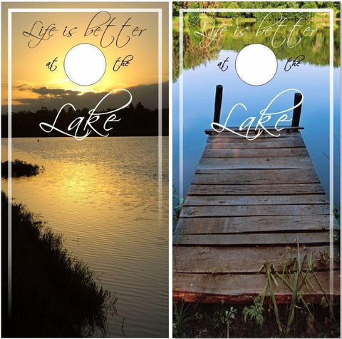 Lake Life Cornhole Boards