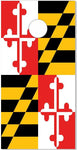 Maryland Flag Cornhole Boards