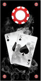 Smoking Ace King Poker Gambling Cornhole Boards