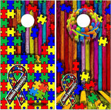 Autisim Awareness Cornhole Boards