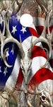 American Deer Oblit Buck Camo Cornhole Boards