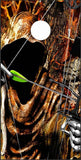 Bow Reaper Oblit Skull Blaze Camo Cornhole Boards